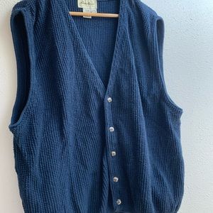 Eddie Bauer knit vest